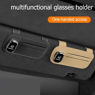 【Ready Stock】 Car multi-function storage clip car sun visor card glasses clip for Honda N07T