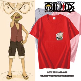 เสื้อยืดแขนสั้น One Piece Tony Tony Chopper เสื้อตราหานคู่ เสื้อขาว ใส่สบายๆ เสื้อเด็กหญิง เสื้อยืดoversize_40