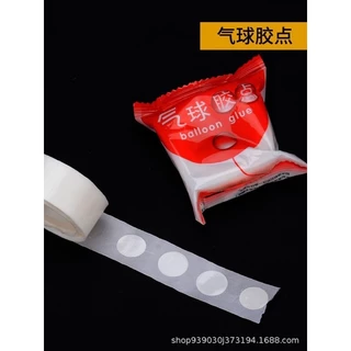 กาวเจล กาวจุดติดลูกโป่ง กาวซิลิโคน(1ม้วนมี 100 จุด) พร้อมส่ง
