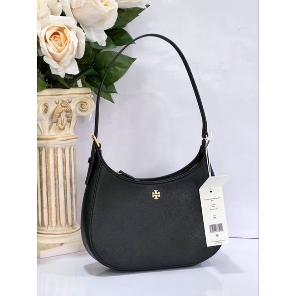 🤩NEW 🆕 Tory Burch 137416 Emerson Zip Leather Shoulder Bag
• Color : Black