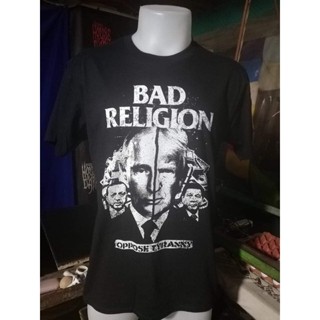 เสื้อขาว - 2022 เสื้อยืดอินเทรนด์เสื้อวงร็อคฤดูร้อน BAD RELIGION_18