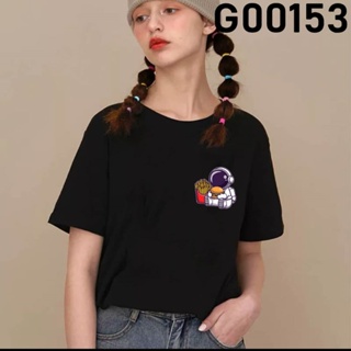 เสื้อยืด PROMOSI HEBAT STOK BERSEDIA G00153 ANGKASAWAN NASA SPACEMAN ASTRONAUT PUTIH BAJU COMEL BESAR MERAH_07