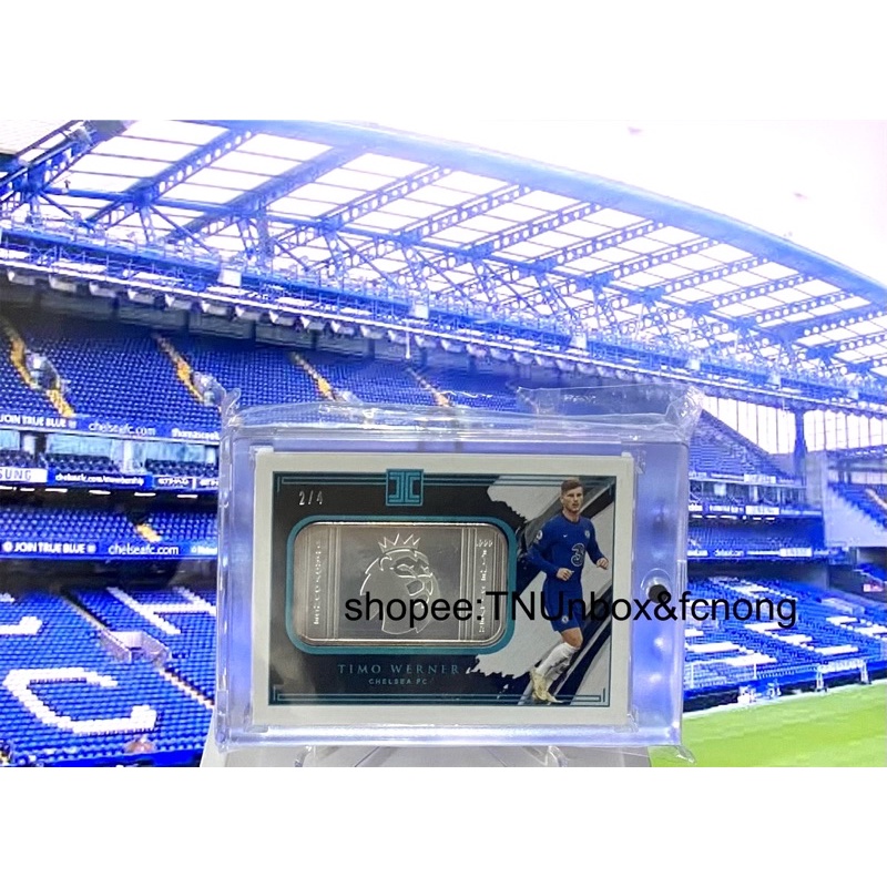 การ์ดโลโก้ EPL 2020-21 Panini Impeccable - Timo Werner 2/4