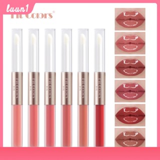 ลิปกลอส Fit Colors Double-Ended Lip Gloss ลิป 2 หัว ลิปสติก เนื้อกลอส ลิปกลอสเพิ่มความชุ่มชื้นให้ริมฝีปาก สีสวยสไตล์เกาหลี พร้อมส่งCod