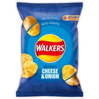 Cheese &amp; Onion Crisps Walkers 32.5 G.