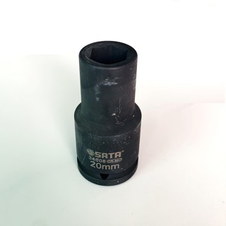 เบอร์ 20mm SATA 34608 3/4inch DEEP IMPACT SOCKET (METRIC)