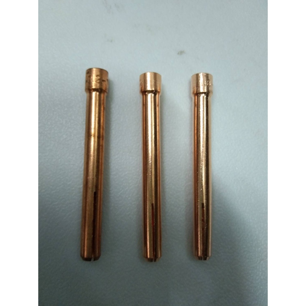 ARCTECH collet body สลิปนอกจับเข็มทังสเตน จำปาจับ หัวเชือมTIG อาร์กอนWP 26  10N31(1.6mm) 10N32(2.4mm) 10N28(3.2mm)