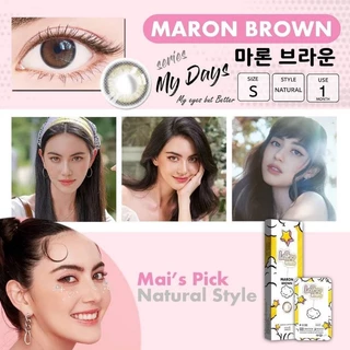 Lollipop Contact Lens รุ่น Maron brown คอนแทคเลนส์ My Days