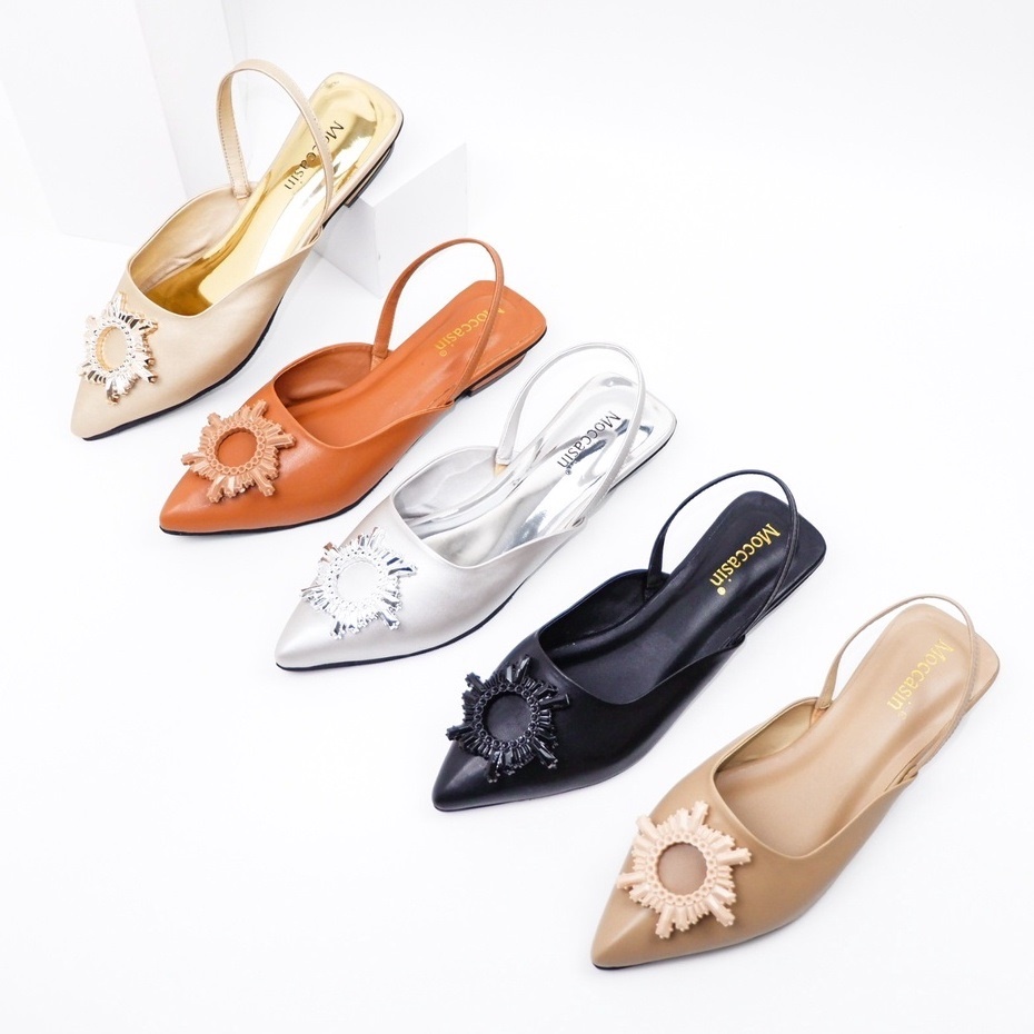 รองเท้าส้นสูงผู้หญิง รองเท้า 3cm Slingback MC-MT 01