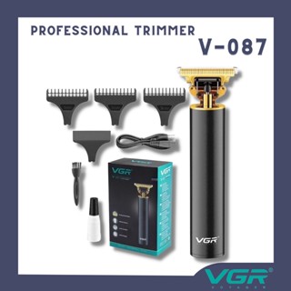 VGR navigator professional hair trimmer ปัตตาเลี่ยนตัดแต่งทรงผมและหนวด เครา จอน แบบไร้สาย รุ่น V-087