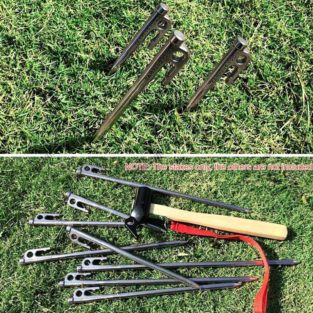 สมอบกสแตนเลส 402 Campingmoon Stainless Steel Nail มีให้เลือกหลายขนาด แข็งแรง ไม่คด ไม่งอ ไม่ขึ้นสนิม - รูปที่ 3