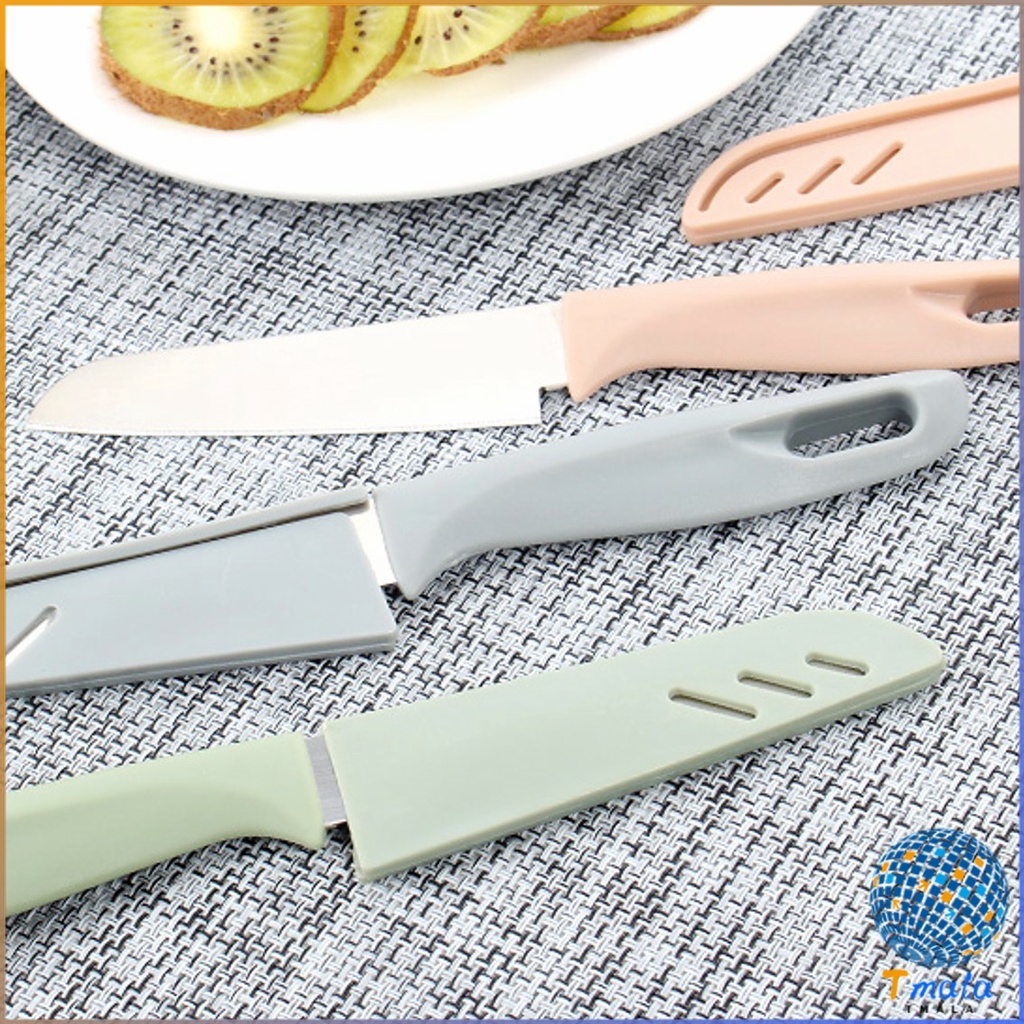 Tmala มีด มีดปอกผลไม้ มีดเล็ก มีสแตนเลส มีดหั่น มีดทำครัว มีดพกพา มีดหลากสี Fruit Knife - รูปที่ 4
