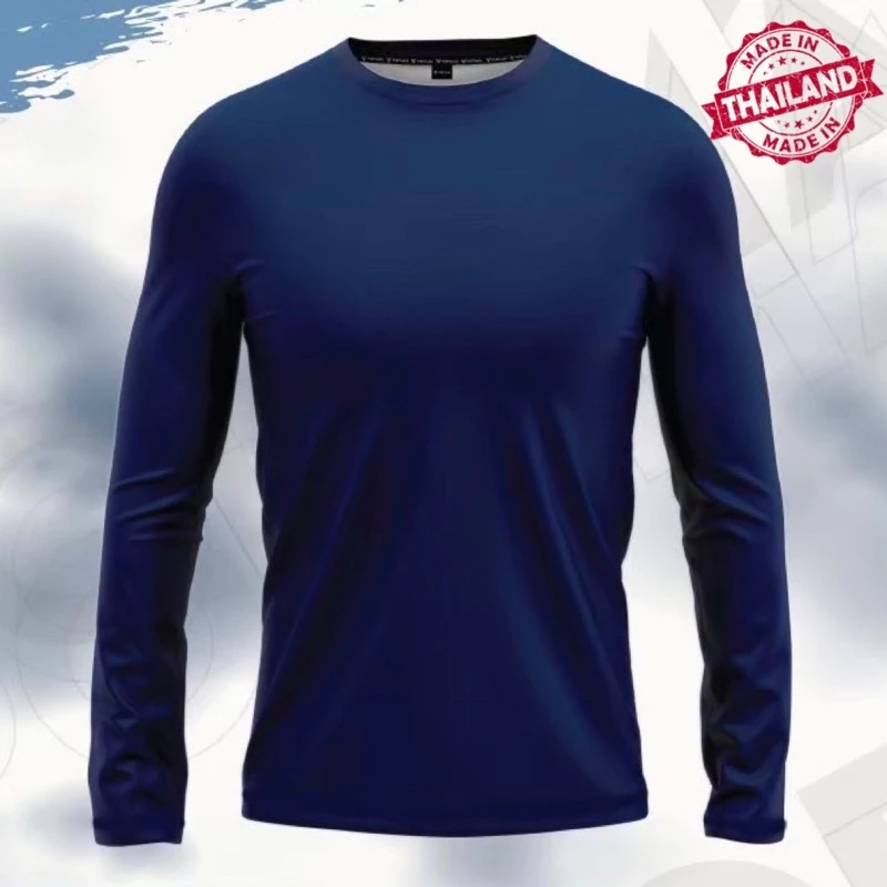 เสื้อแขนยาวสีพื้น ผ้าไมโคร กันแดด กันลม ระบายอากาศ thumbnail 5