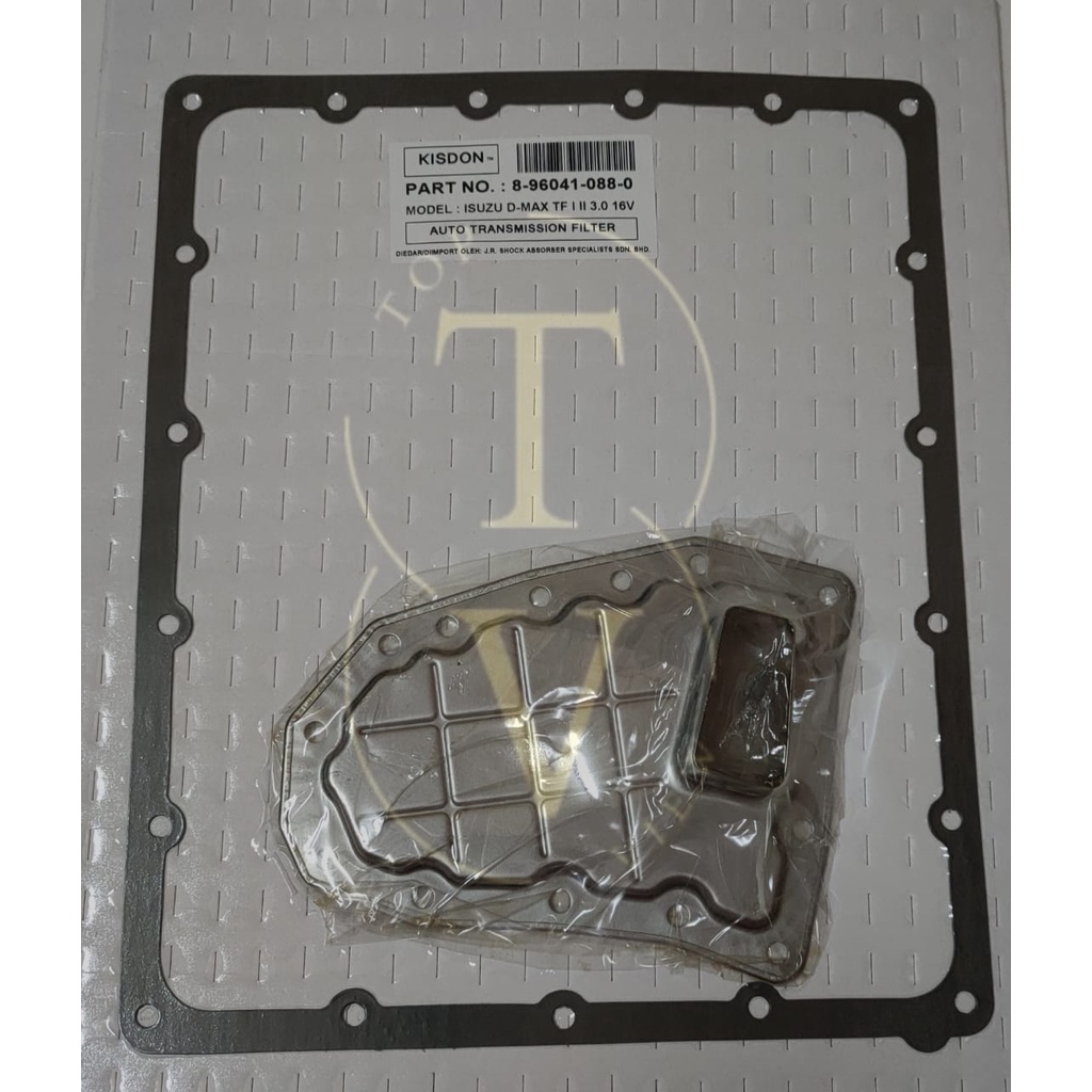 ISUZU D-MAX TF I II 3.0 16V DIESEL TURBO AUTO TRANMISSION FILTER 8-9860401-088-0