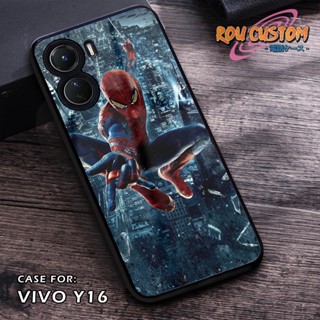 เคสโทรศัพท์มือถือ ลาย Rou Custom [Spiderman] สําหรับ Vivo Y16 Y11 Y12 Y15 Y17 Y12S Y20 Y20S Y20SG Y19 Y51 Y51A Y53S V15 Case Hp Vivo Y16 V15 Y1 Y12 Y15 Y17 Y20 Y20S Y20SG Y12S Y19 Y51 เคสโทรศัพท์มือถือ แบบนิ่ม ลายการ์ตูนอนิเมะน่ารัก สําหรับ Vivo