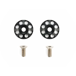 [ชุดแต่งรถบังคับ] TAMIYA 54858 OP.1858 Aluminum Wing Washers (Black) ชุดแต่งทามิย่าแท้ rc