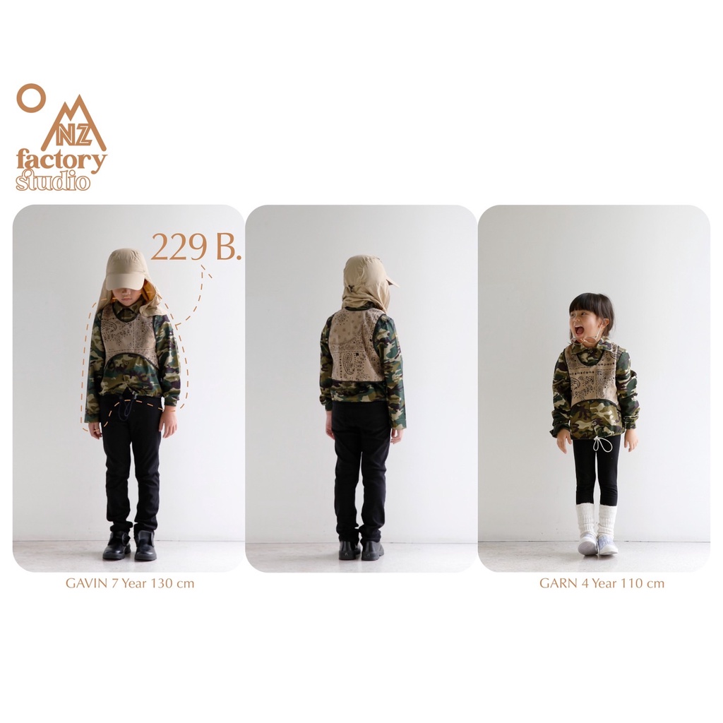 (NZ003) เสื้อทหารเด็ก เสื้อทหารแขนยาว ชุดทหารเด็ก งานในไทย ผ้าดี นิ่มใส่สบาย เด็กๆไม่ร้อน พร้อมส่ง