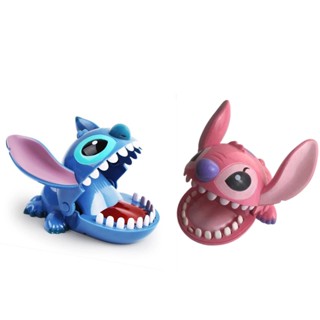 15cm Lilo And Stitch Big Mouth Bite Finger Game Figure Tricky Prank Toy Gift For Kids