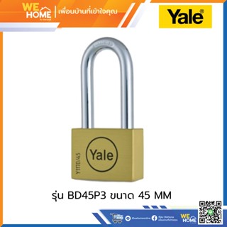 กุญแจคล้องทองเหลือง YALE 117 รุ่น BD45P3 ขนาด 45 MM