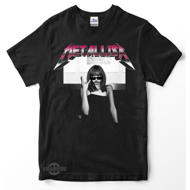 METALLICA เสื้อยืดพรีเมี่ยม metallisa blackpunk lisa black p*nk เสื้อยืดเกาหลี