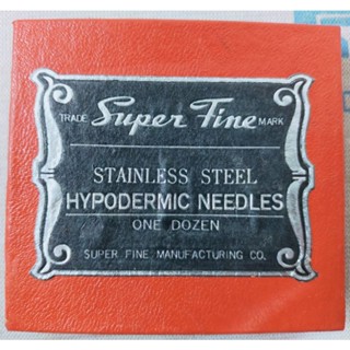 Vintage HYPODERMIC NEEDLES (12 อัน/กล่อง)