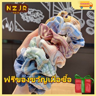 ※NZJR※ ยางรัดผม ลายสก๊อต ขนาดใหญ่ เครื่องประดับแฟชั่น สําหรับผู้หญิง