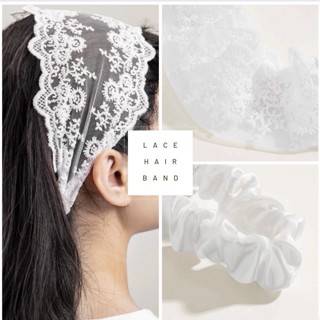 🌷Mini lace hair band🌷ที่คาดผม ที่คาดผมลูกไม้ ผ้าโพกหัวลูกไม้