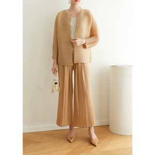 Restock!! 2MUAY PLEAT เซ็ตพลีทคุณภาพ CLASSY CARDIGAN PLEAT SET รุ่น GJO1095/GJO2542 11สี FREE SIZE