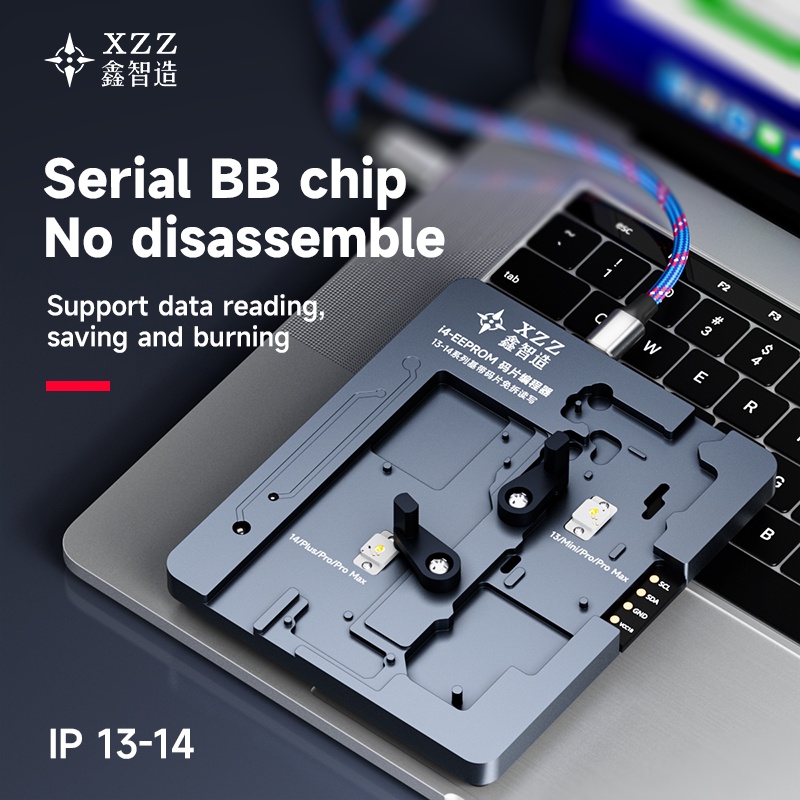 Xinzhizao XZZ i4-EEPROM 8in1 ชิปโปรแกรมเมอร์สําหรับ iPhone 13/Mini/Pro/ProMax 14/Plus/Pro/ProMax Bas