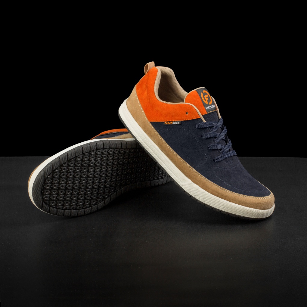 F-3709 หวีสีกรมท่า | Rei.store.id x FLAZHBACK | Original Casual Suede รองเท้าผ้าใบผู้ชาย