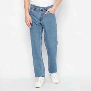 Trondheim Celana Jeans Pria Reguler Standar Slavik Biobleach