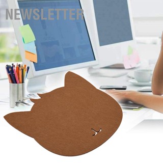 Cat Shape Anti static Felts Table Mouse Pad Office Dust proof Desk Pads