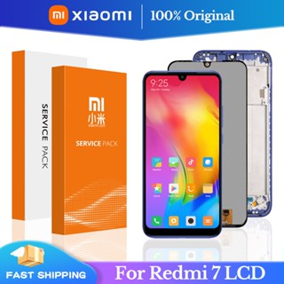 6.26&amp;#39;&amp;#39ของแท้ อะไหล่หน้าจอสัมผัส lcd พร้อมกรอบ แบบเปลี่ยน สําหรับ Xiaomi Redmi 7 Redmi 7 M1810F6LG