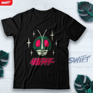 เสื้อยืด พิมพ์ลาย Masked kamen Rider satria สีดํา สําหรับผู้ชาย