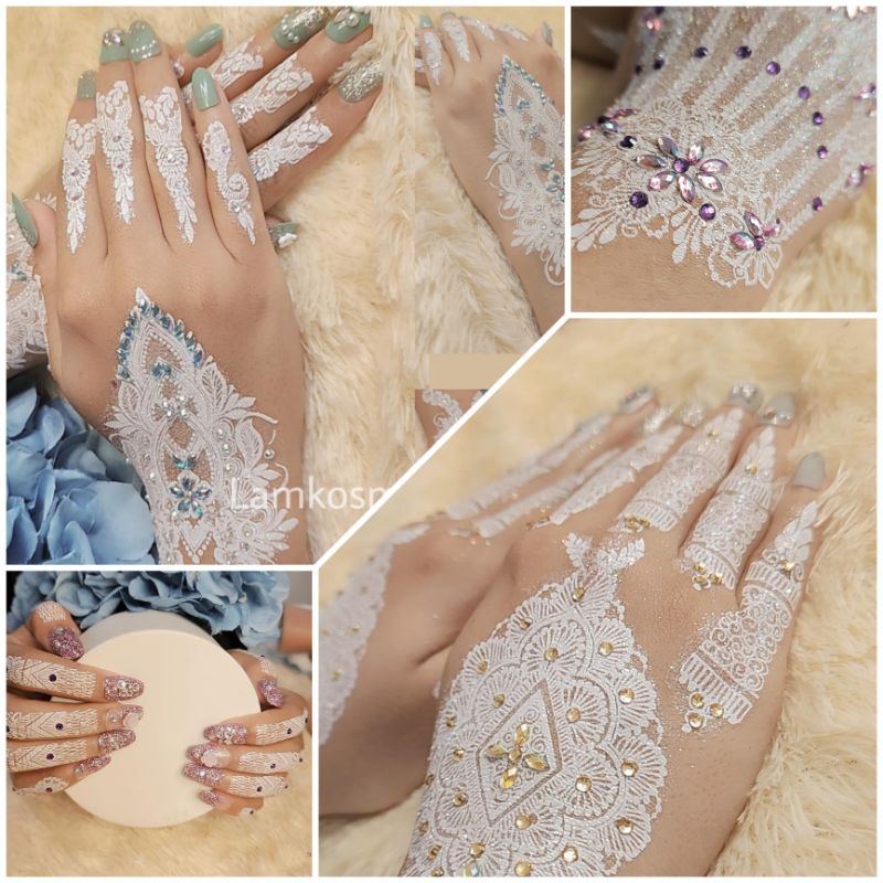 เฮนน่ากึ่งสําเร็จรูป / WHITE HENNA / WEDDING HENNA