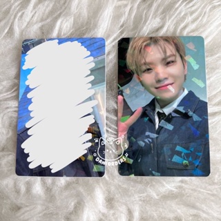 [พร้อมส่ง] Seventeenattacca Powerstation Lucky Draw (LD) โฟโต้การ์ด ทรงกลม 2 ชิ้น/ชิ้น - Woozi