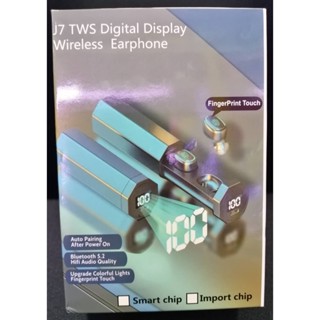 TWS Digital Display Wireless Earphone  # J7