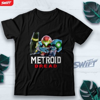 เสื้อยืด พิมพ์ลาย Metroid Dread RETRO GAME DISTRO