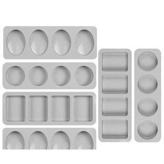 กลม รี สี่เหลี่ยม 4 ช่อง, 4 cavities Round Oval Rectangular Silicone อย่างดี จึงสามารถสัมผัสกับอาหารได้ by HHB