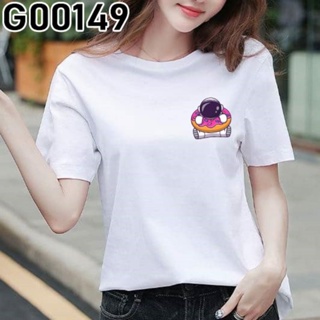 เสื้อยืด PROMOSI HEBAT STOK BERSEDIA G00149 ANGKASAWAN NASA SPACEMAN ASTRONAUT PUTIH BAJU COMEL BESAR MERAH_36