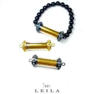 Leila Amulets นะหน้าทอง 9 มหาศาสตราอาคม (พร้อมกำไลหินฟรีตามรูป)