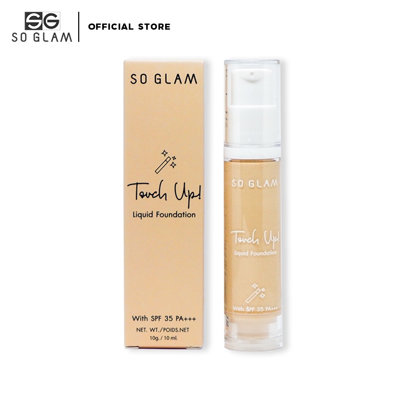 So Glam Touch Up Liquid Foundation 02 Fair Beige โซ แกลม รองพื้น ทัช อัพ ฟาวน์เดชั่น 0