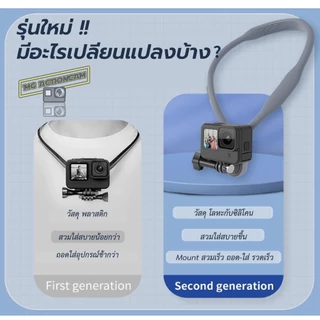 Telesin คล้องคอ Gopro ขายึดคล้องคอ อย่างดี สำหรับ Gopro / DJI / Insta360 /มือถือ Neck Holder Bracket