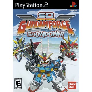 SD Gundam Force: Showdown! (USA) PS2 แผ่นเกมps2 แผ่นไรท์ เกมเพทู