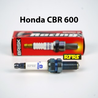 หัวเทียน BRISK PREMIUM LGS (4 เขี้ยว) แกนเงิน Honda CBR 600 (SGL01ROA) รองรับน้ำมันเบนซิน95, แก๊สโซฮอล์ Made in EU