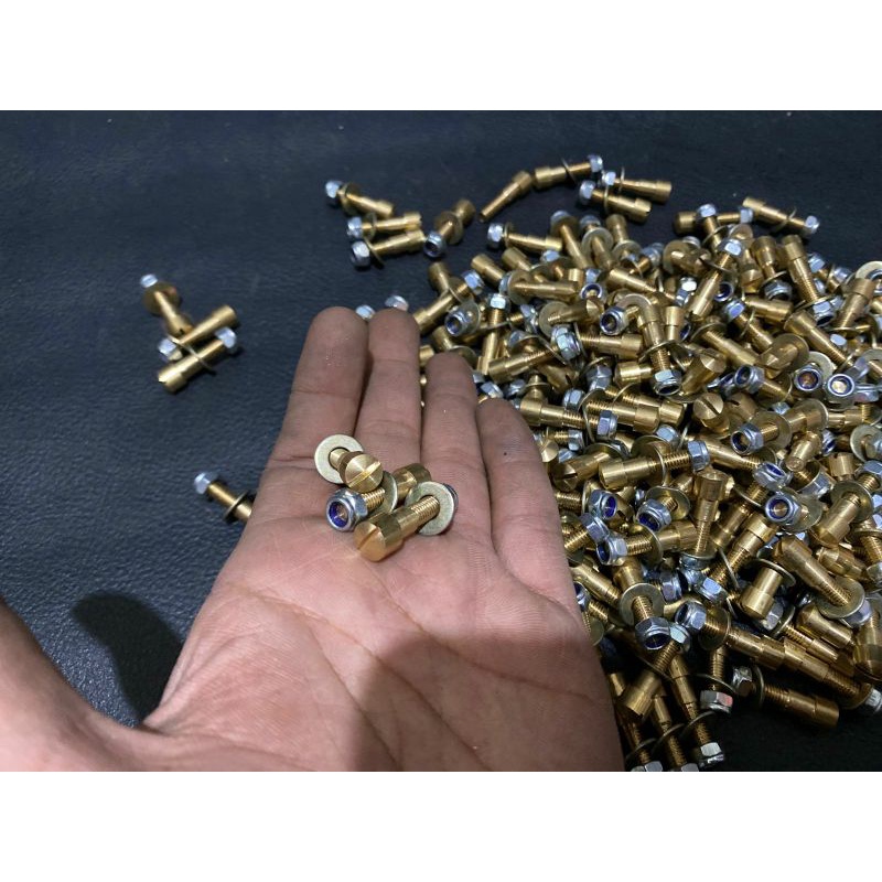 Bolt Bolt Bolt Handle Handle Handle ไขควง min ทองเหลืองธรรมดา non หมวก vespa super sprint pts px ฯลฯรายละเอียดเดิมขายส่งขายปลีก
