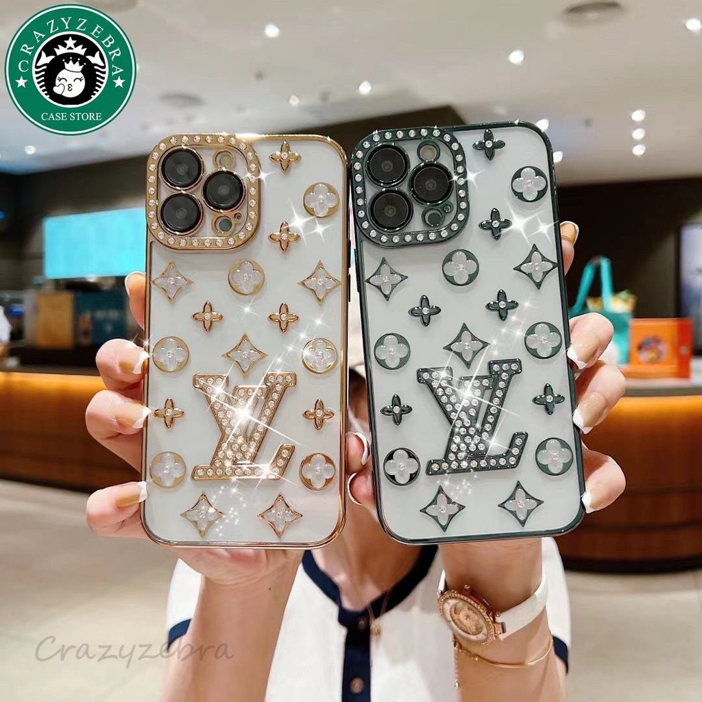 เคสโทรศัพท์มือถือแบบนิ่ม ใส ประดับเพชร สําหรับ IPhone 14 Plus 13 12 11 Pro Max