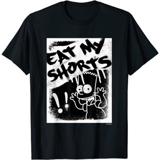 The Simpson Bart Simpson Eat My Shorts Spray-Paint Graffiti T-Shirt