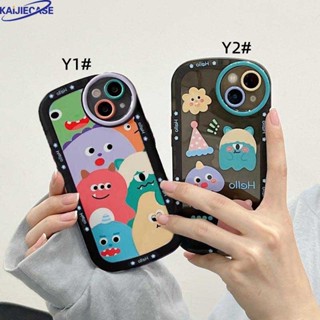 เคสซิลิโคนนิ่ม ลายการ์ตูนมอนสเตอร์ สําหรับ Redmi Note 12 11S 11 Pro 5G Redmi 12C A1 10C 10A 9C 9T 9A Note 10 10S Note 9 9S Pro Note 8 Pro 7 Poco X5 M5S M3 X3 Pro NFC ฝาครอบเคส