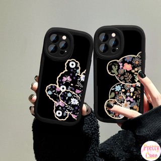 เคสโทรศัพท์มือถือนิ่ม ทรงวงรี ลายดอกไม้ ใบไม้ สําหรับ Samsung Galaxy S22 S21 S20 Plus Ultra FE A12 M12 M23 M31 A11 M11 M32 4G 5G